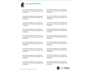 Problem Solving Printing